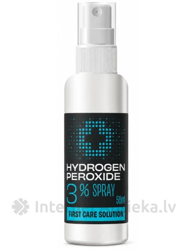 Vandenilio peroksidas 3% purškiklis, 50 ml | internetaptieka.lv