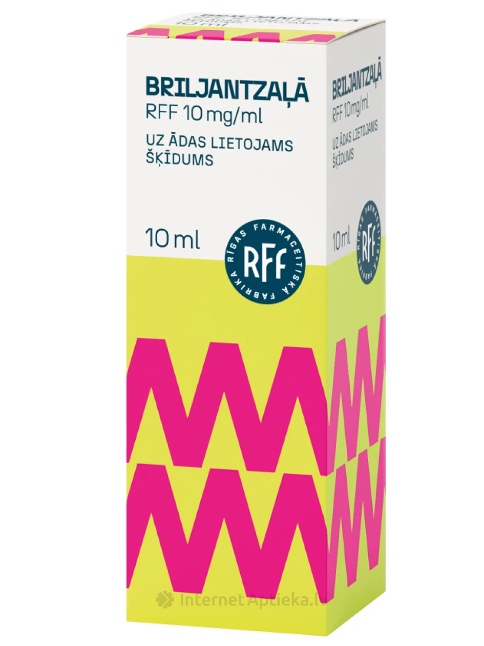 Briljantzaļais šķīdums, 10 ml | internetaptieka.lv