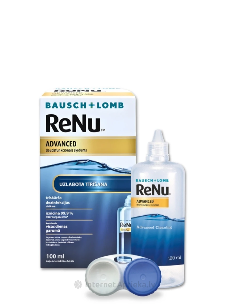 ReNu Advanced multi-purpose solution kontaktläätsede hoolduslahus, 100 ml | internetaptieka.lv
