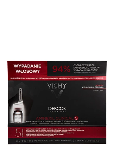 Vichy Aminexil средство от выпадения волос для мужчин ампулы, 6 мл x 21 шт. | internetaptieka.lv
