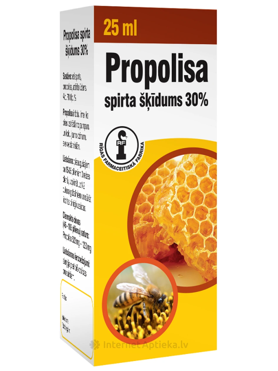 Спиртовой раствор прополиса, 25 мл | internetaptieka.lv