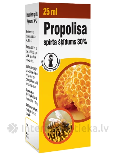 Спиртовой раствор прополиса, 25 мл | internetaptieka.lv