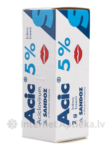 Acic 5% крем, 2 г | internetaptieka.lv