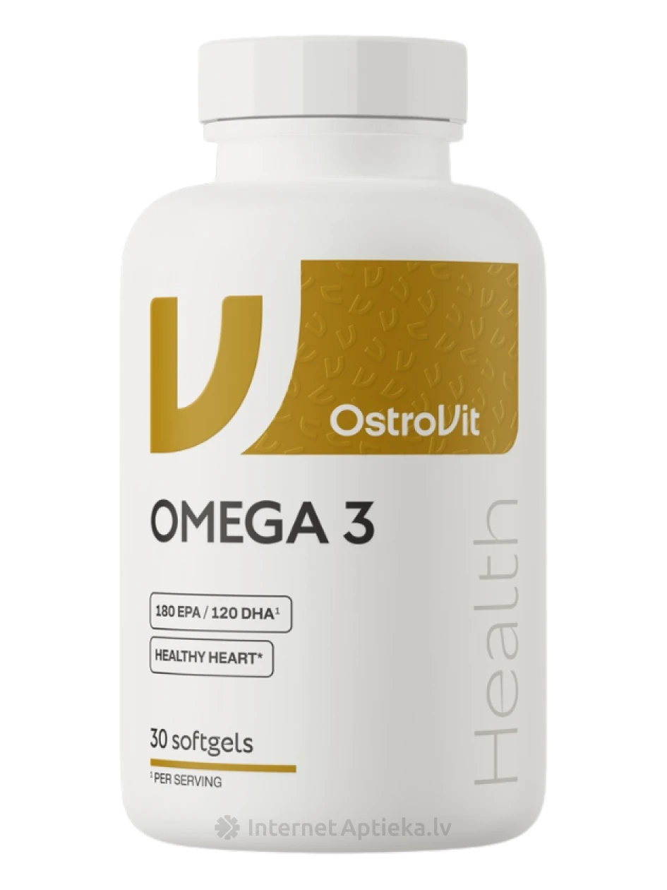 OstroVit Omega3 капсулы, 30 шт. | internetaptieka.lv