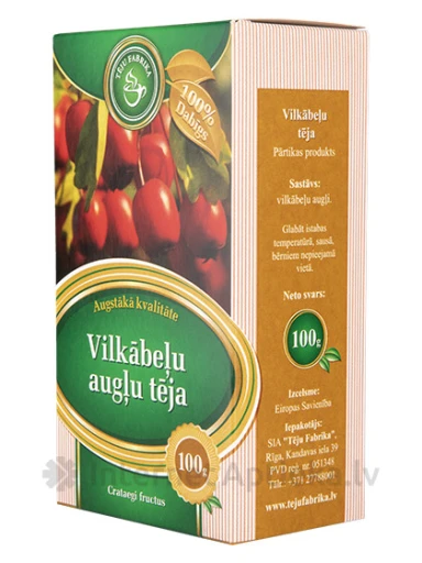 Tēja Vilkābeļu augļi, 100 g | internetaptieka.lv