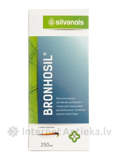 Silvanols Bronhosil sīrups, 250 ml | internetaptieka.lv