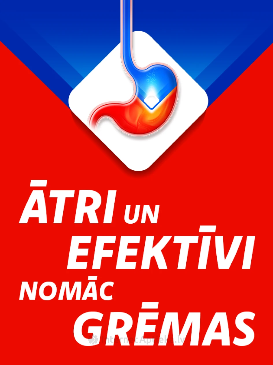 Rennie 680 mg/80 mg, 24 таблеток | internetaptieka.lv