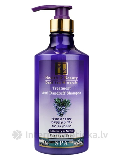 H&B Atdzīvinošs pretblaugznu šampūns ar Rozmarīnu un Nātrēm, 780 ml | internetaptieka.lv