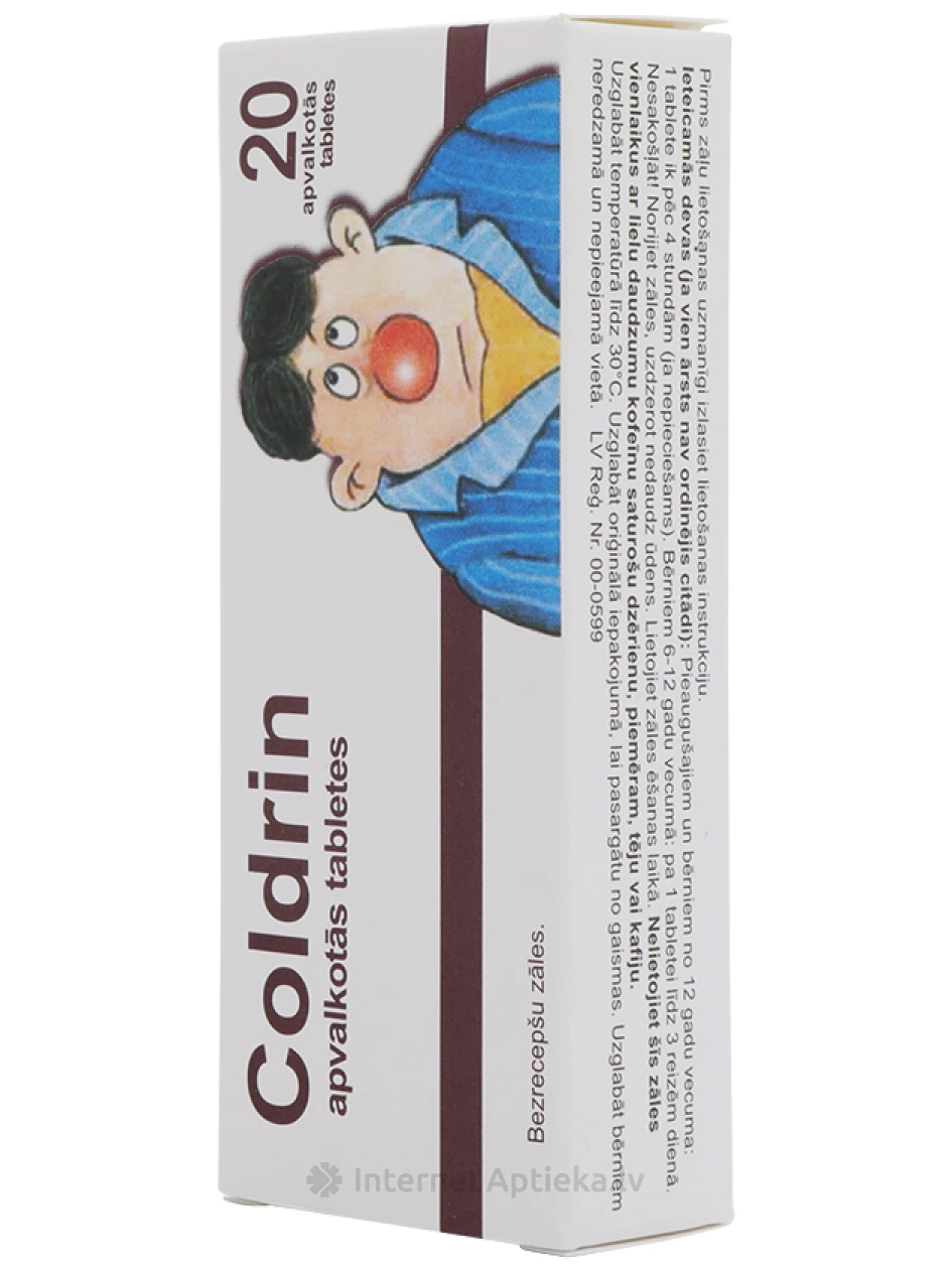 Coldrin, 20 таблетки | internetaptieka.lv
