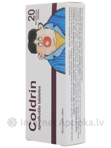 Coldrin, 20 таблетки | internetaptieka.lv