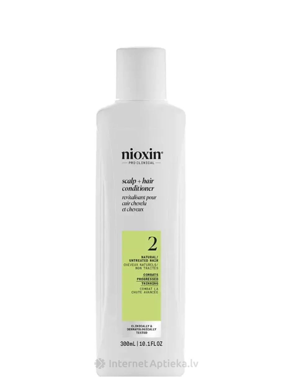 NIOXIN SYS2 palsam loomulikele juustele järkjärgulise hõrenemisega, 300 ml | internetaptieka.lv