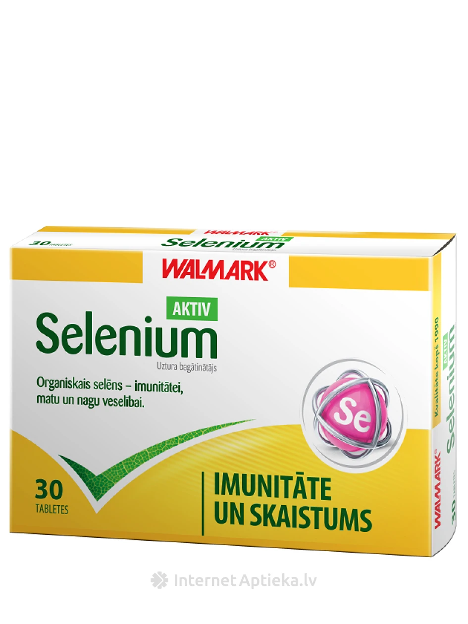 Walmark Selenium Aktiv (selēns), 30 tabletes | internetaptieka.lv