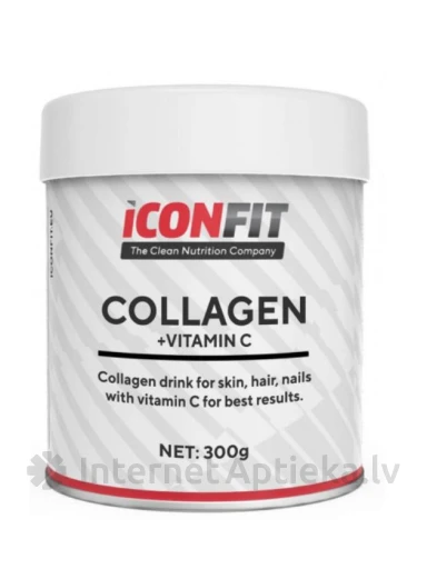 ICONFIT kolagēns ar C vitamīnu, 300 g | internetaptieka.lv