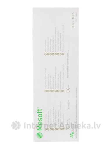 Mesoft steriilsed kirurgilised salvrätikud 5 x 5 cm, 150 tk. | internetaptieka.lv