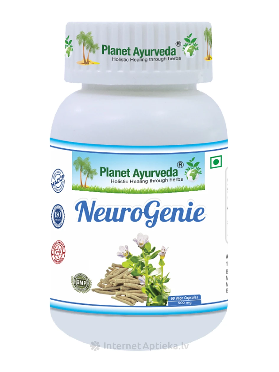 NeuroGin Organic Planet Ayurveda® kapslit, 60 tk. | internetaptieka.lv