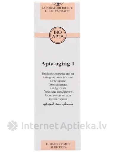 Bioapta Apta-Aging 1 näokreem nooruse säilitamiseks kuni 35. eluaastani, 50 ml | internetaptieka.lv