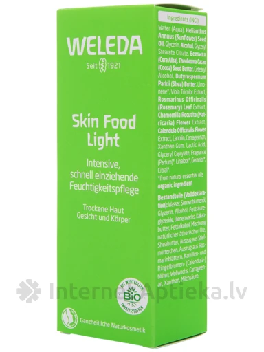 Weleda Skin Food Light Крем, 75 мл | internetaptieka.lv