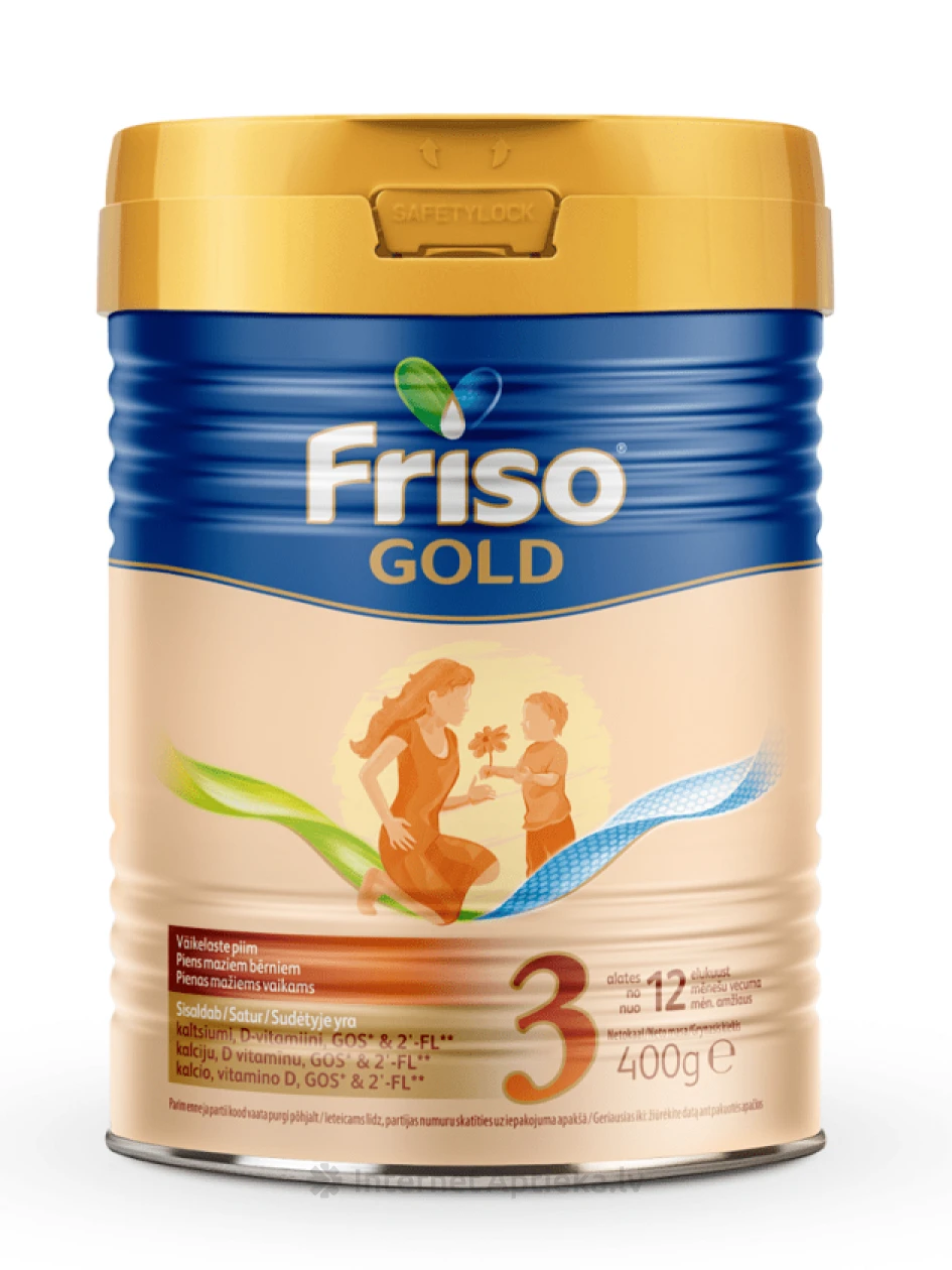 FRISO GOLD 3 смесь с 12 месяцев, 400 г | internetaptieka.lv