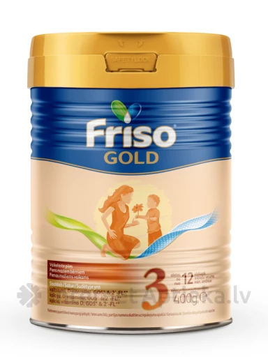 FRISO GOLD 3 piena maisījums no 12 mēn., 400 g | internetaptieka.lv