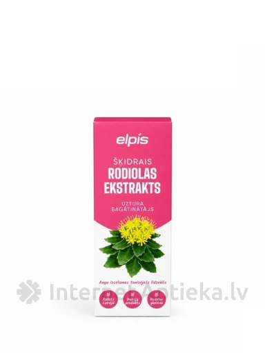 ELPIS Šķidrais rodiolas ekstrakts, 100 ml | internetaptieka.lv