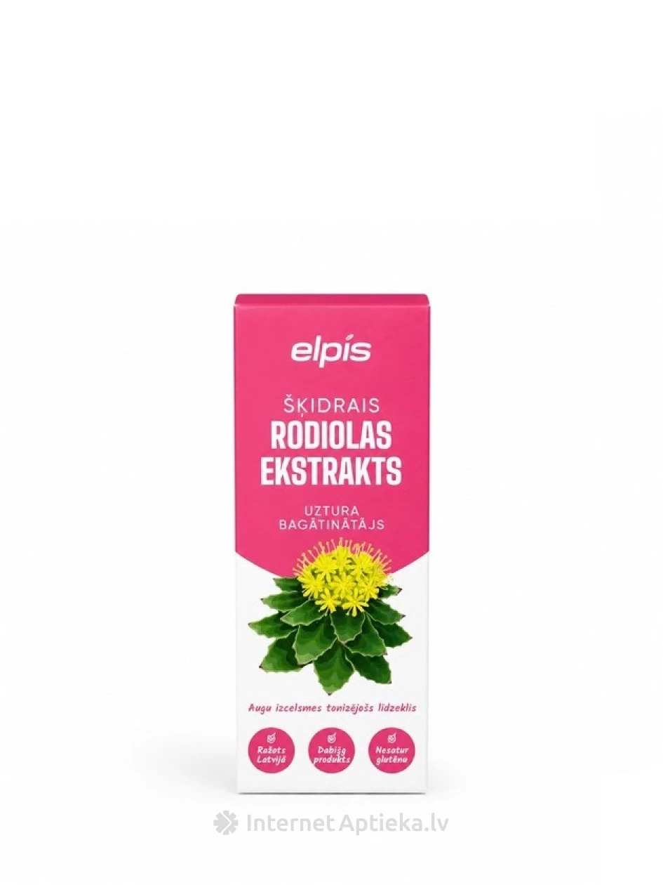 ELPIS Šķidrais rodiolas ekstrakts, 100 ml | internetaptieka.lv