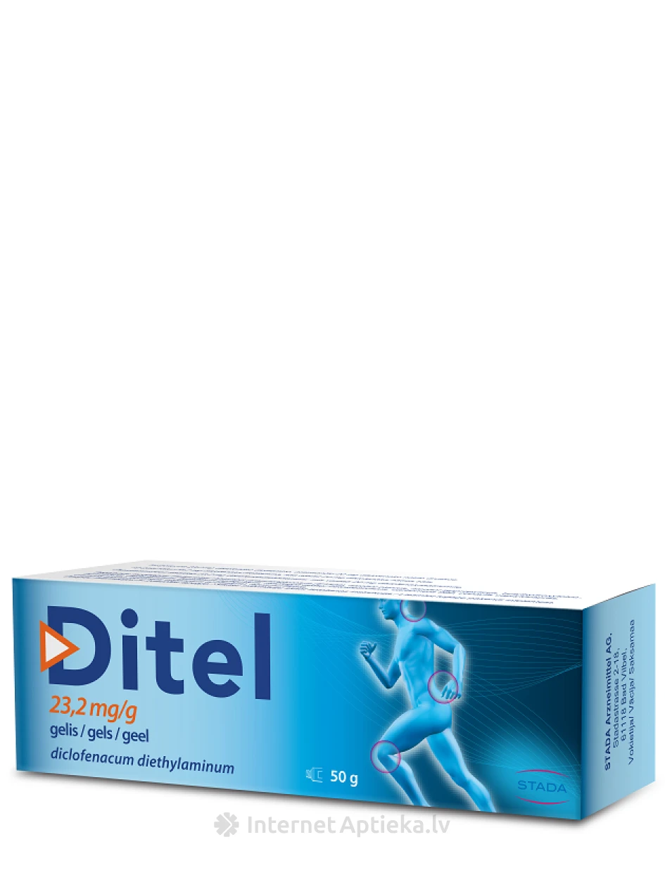 Ditel 23,2 mg/g гель 2%, 50 г | internetaptieka.lv