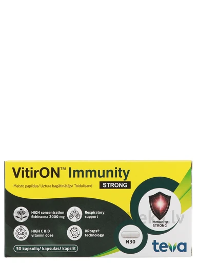 Vitironi immuunsus Strong, 30 kapslit | internetaptieka.lv