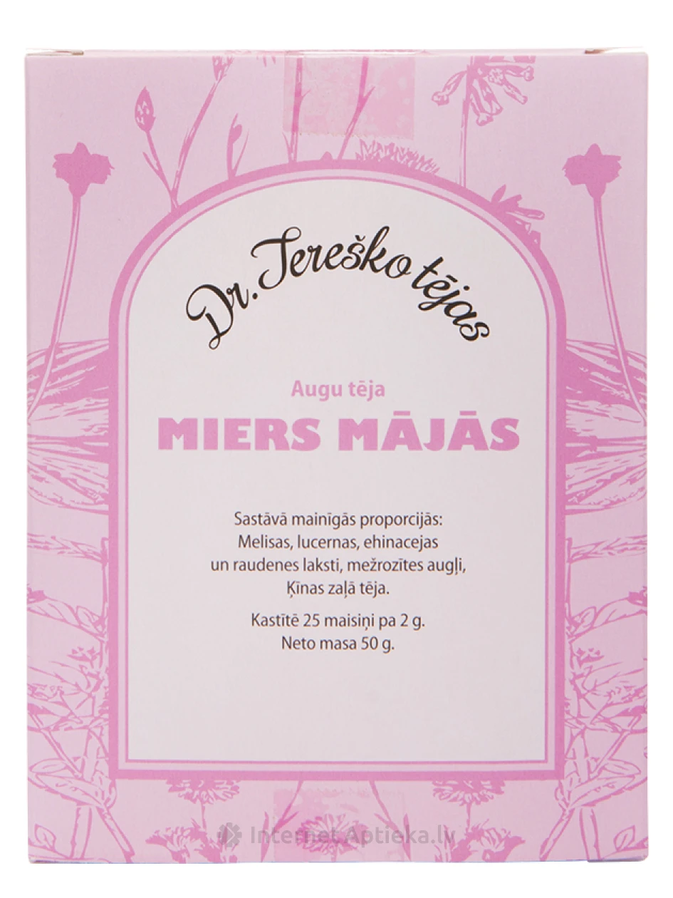 Dr.Tereško травяной чай - Мир в доме, 45 г | internetaptieka.lv
