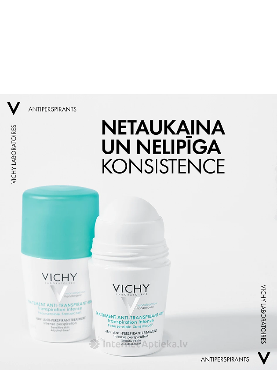 Vichy antiperspirants pret spēcīgu svīšanu, 50 ml | internetaptieka.lv