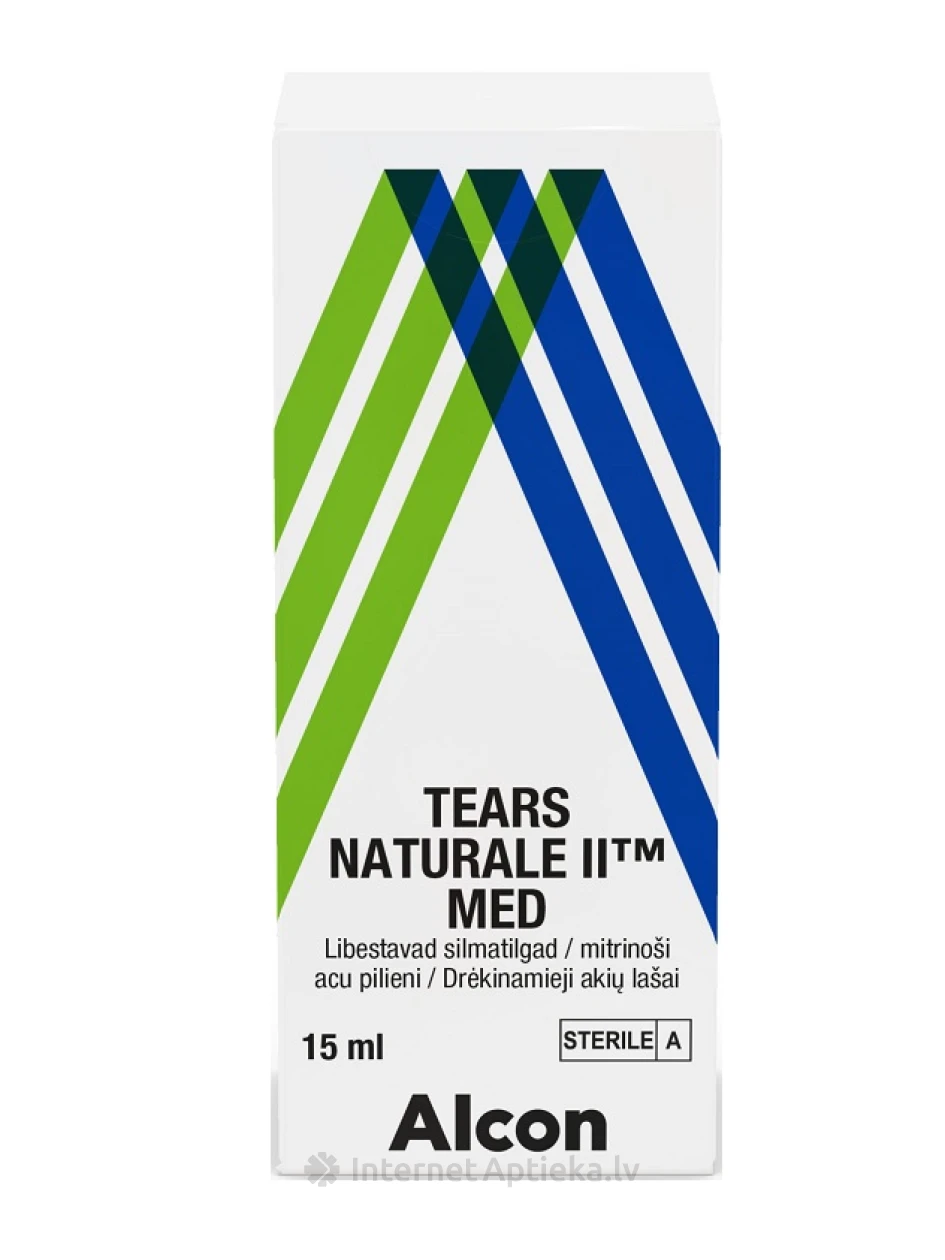 Tears Naturale Med капли для глаз, 15 мл | internetaptieka.lv