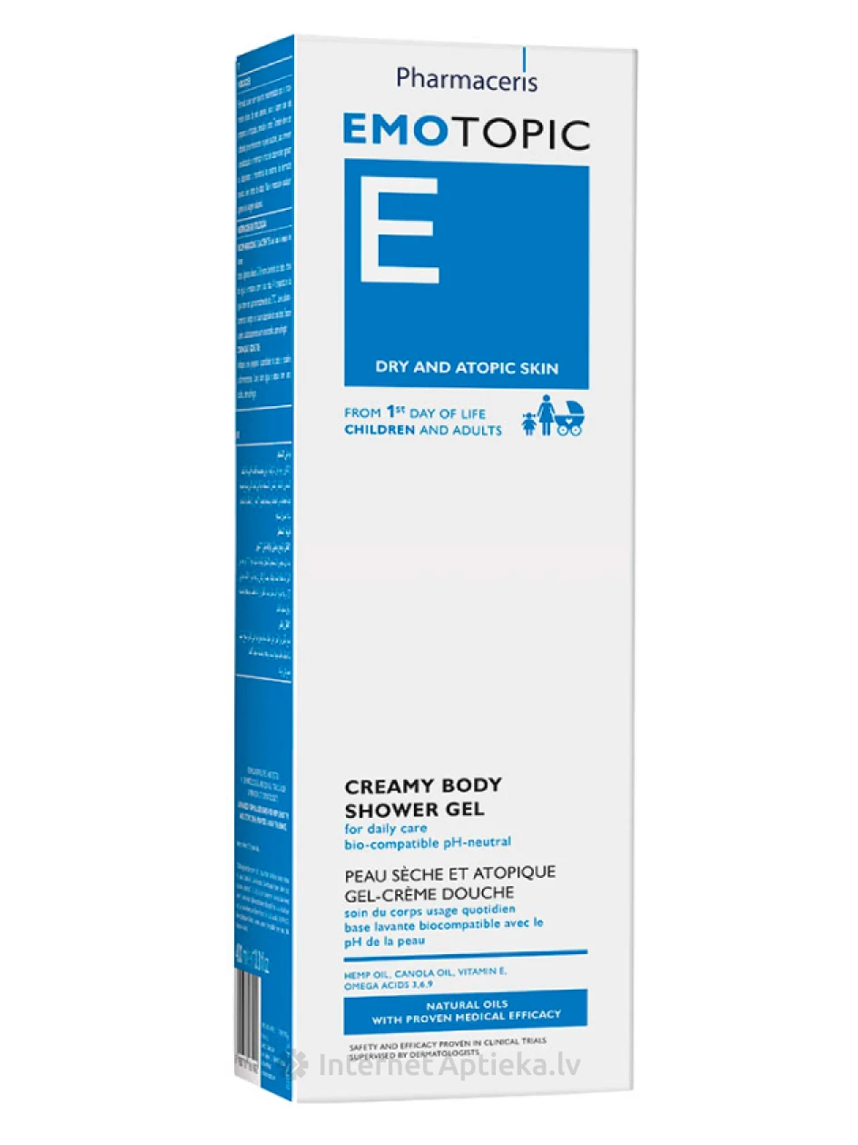 Pharmaceris E EmoTopic kreemjas dušigeel, 400 ml | internetaptieka.lv