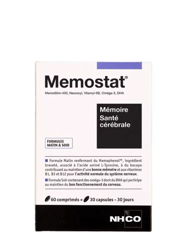 NHCO Memostat, 60 tabletes + 30 kapsulas