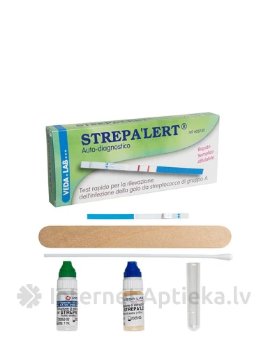 STREPA’LERT для обнаружения B-гемолитических стрептококковых бактерий, 1 шт. | internetaptieka.lv