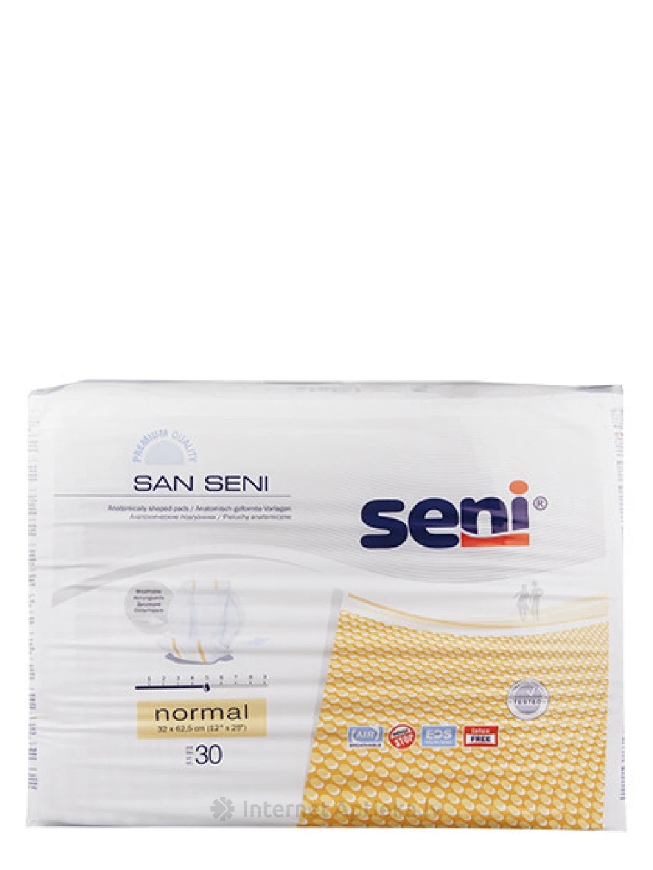 Seni San Normal anatomiskas formas ieliktņi, 30 gb. | internetaptieka.lv