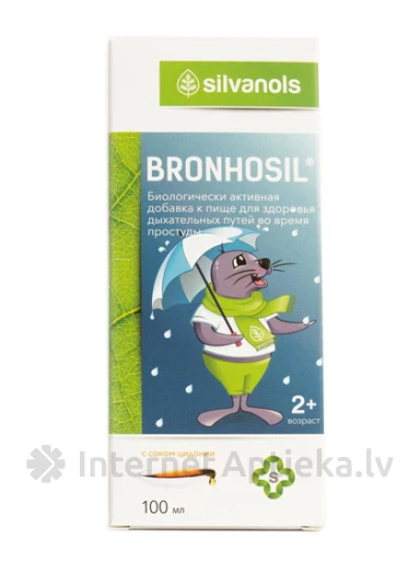 Silvanols Bronchosil siirup, 100 ml | internetaptieka.lv