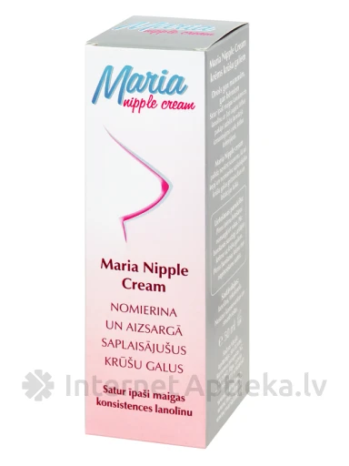 Kрем для защиты сосков Мария nipple cream, 50 мл | internetaptieka.lv