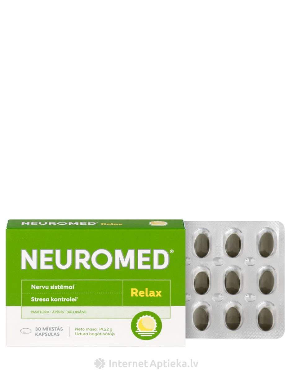 Neuromed relax, 30 mīkstas kapsulas | internetaptieka.lv