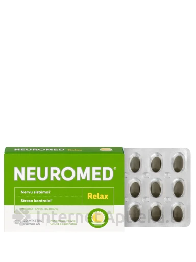 Neuromed relax, 30 mīkstas kapsulas | internetaptieka.lv