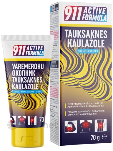 911 Active Formula tauksaknes krēms, 70 g | internetaptieka.lv
