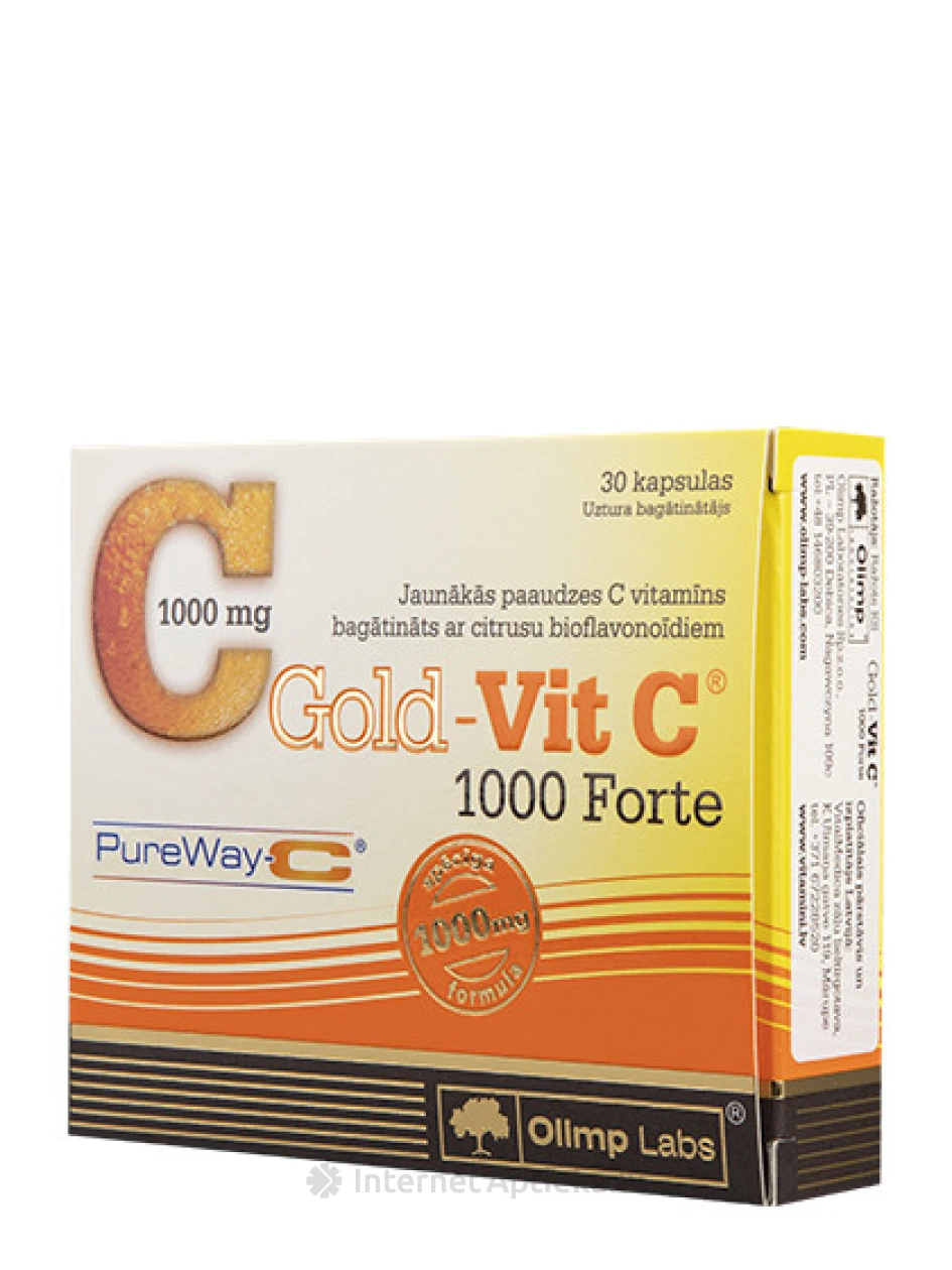 Olimp Labs Gold Vit C 1000 forte, 30 капсул | internetaptieka.lv