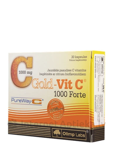 Olimp Labs Gold Vit C 1000 forte, 30 kapsulas | internetaptieka.lv