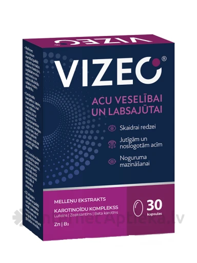 VIZEO®, 30 kapsulas | internetaptieka.lv