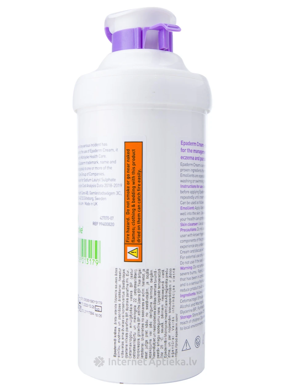 EPADERM krēms, 500 g | internetaptieka.lv