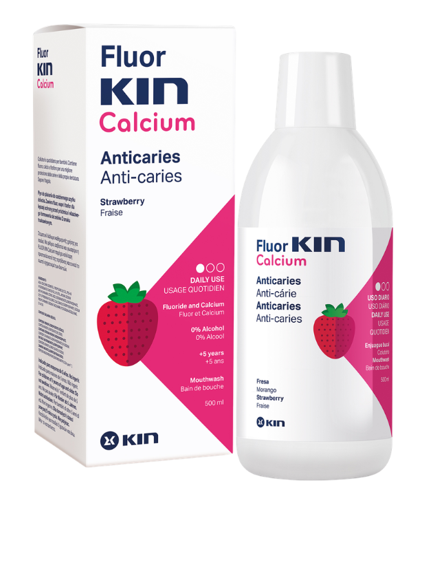 KIN FLUOR CALCIUM mutes skalojamais līdzeklis