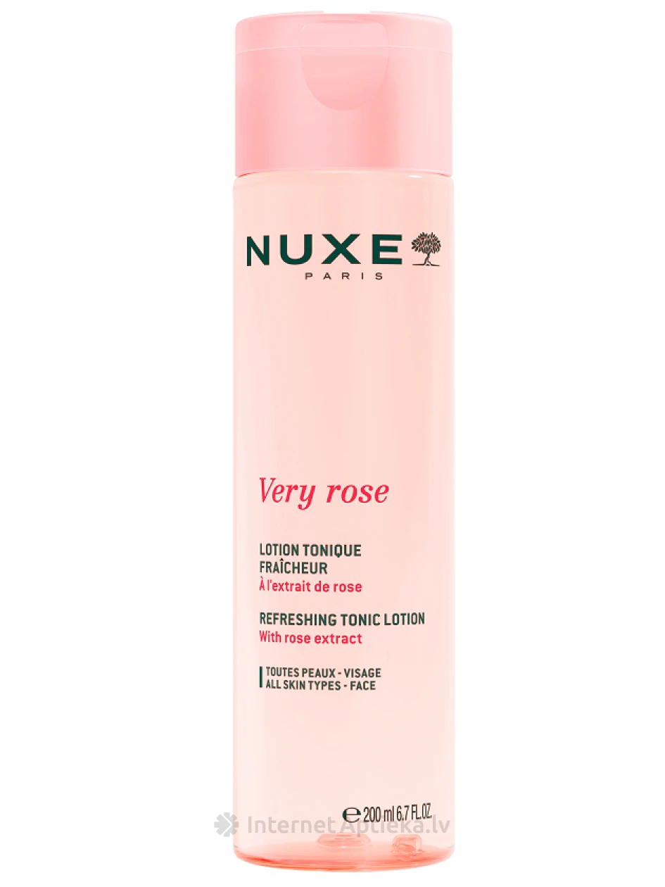 NUXE VERY ROSE Освежающий тонизирующий лосьон, 200 мл | internetaptieka.lv