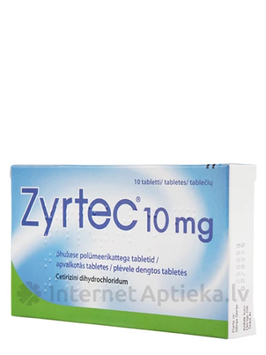 Zyrtec, 10 tabletes | internetaptieka.lv