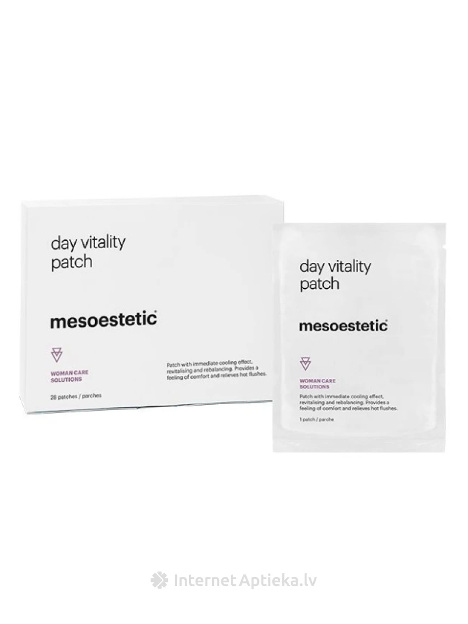Mesoestetic dienos gyvybės pleistras - vėsinantis pleistras menopauzės metu, 28 vnt | internetaptieka.lv