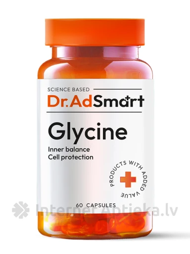 Dr. AD Smart Glycine капсулы, 60 шт. | internetaptieka.lv