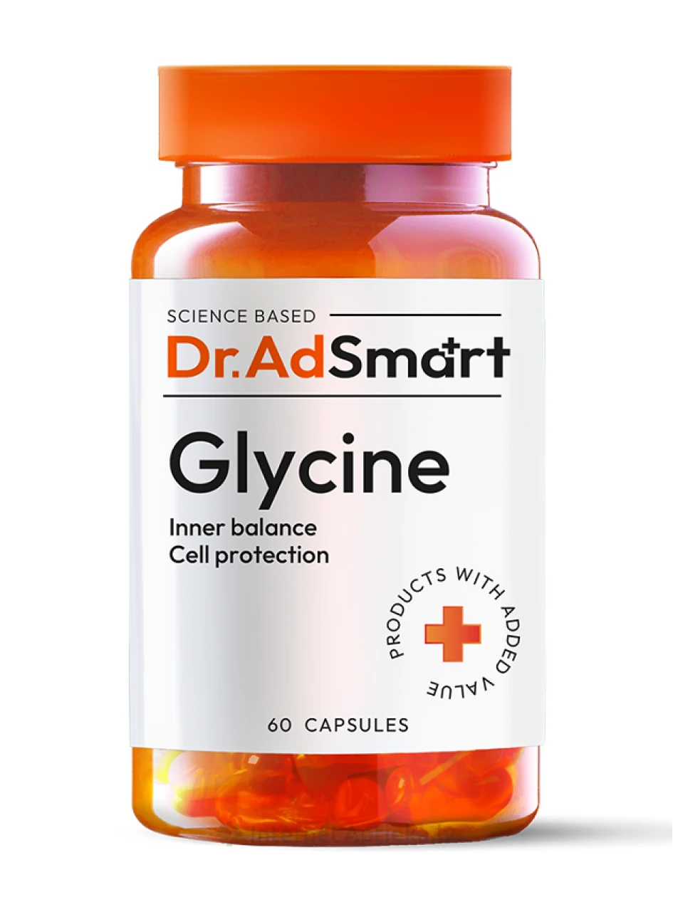 Dr. AD Smart Glycine капсулы, 60 шт. | internetaptieka.lv