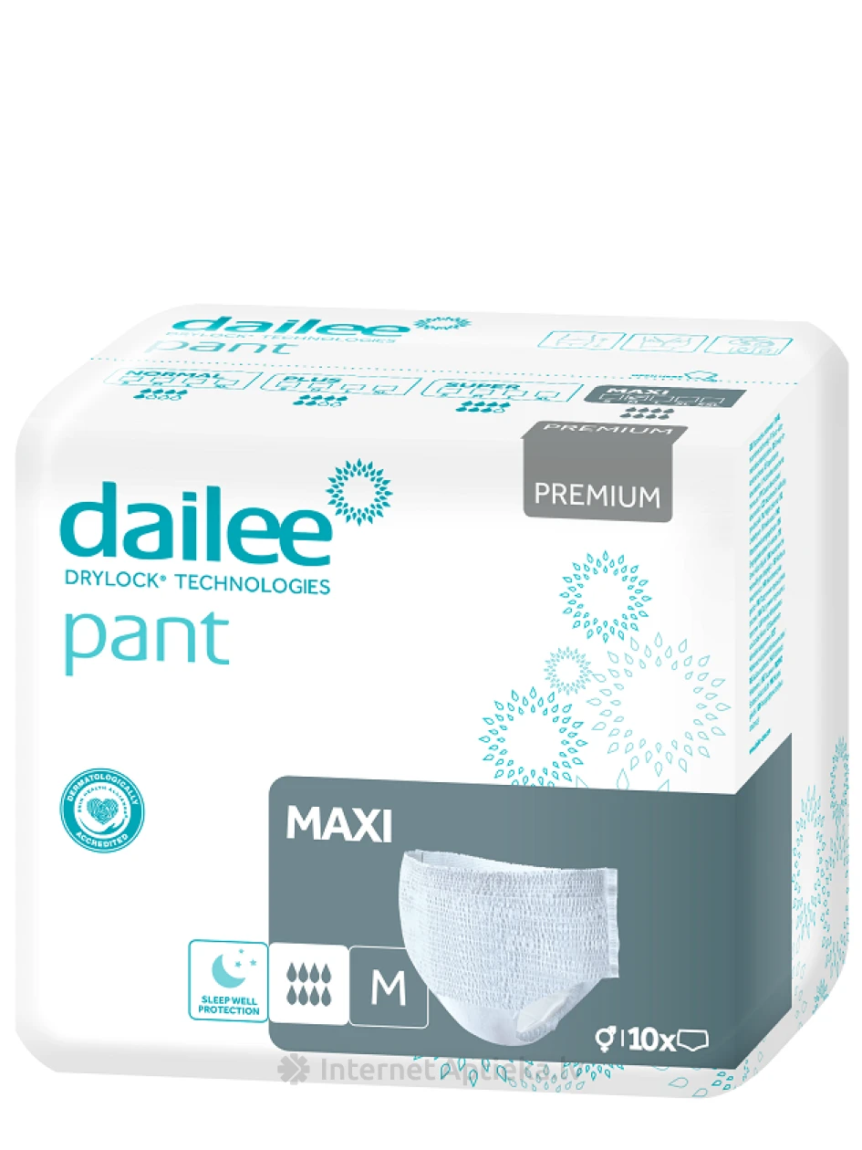 Dailee Pant Premium Maxi M mähkmed, 10 tk. | internetaptieka.lv